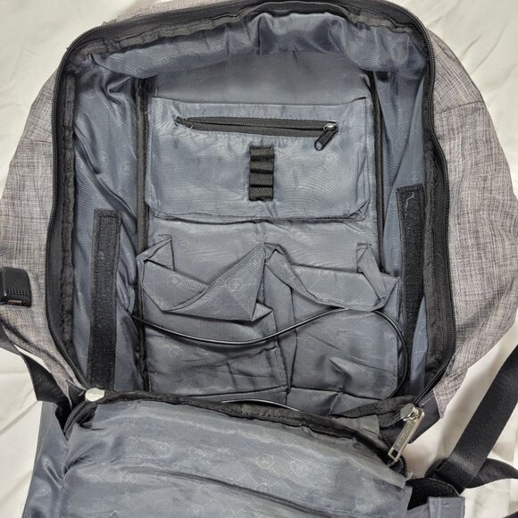 Swissgear Adults Gray Anti Theft Backpack With USB Charging Port Travel Casual - Picture 5 of 9